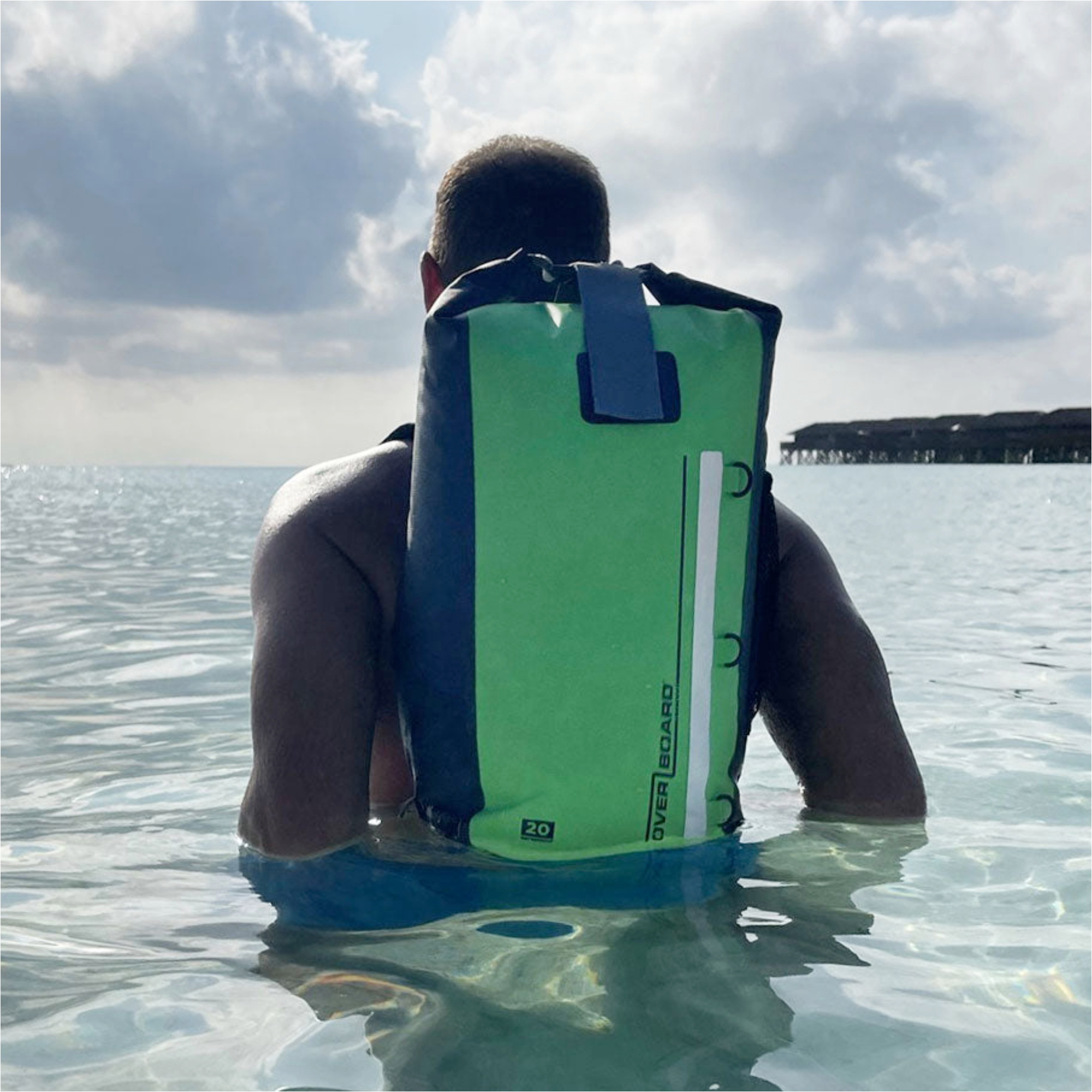 2026 OverBoard Classic 20L Waterproof Backpack - 41387.7 - Green